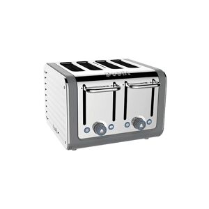Architect 4 Slot Grey Body With Stainless Steel Panel Toaster - Dualit