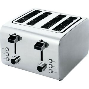 Igenix - 4-Slice Stainless Steel Toaster - Grey