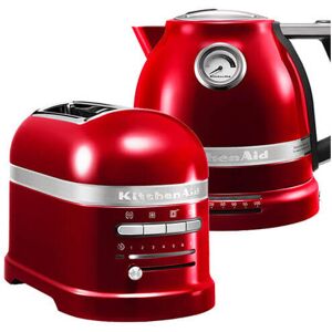 KitchenAid Artisan Candy Apple 2 Slot Toaster and Kettle Set