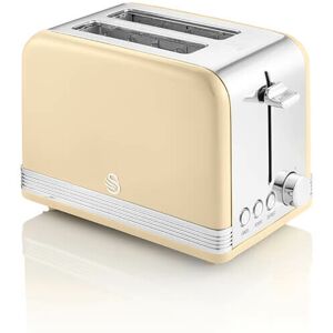 Swan Retro Cream 2 Slice Toaster