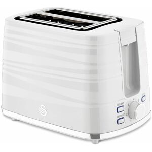 2 Slice White Symphony Toaster - Swan