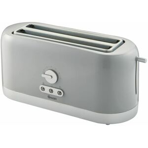 4 Slice LongSlot Grey Toaster - Swan