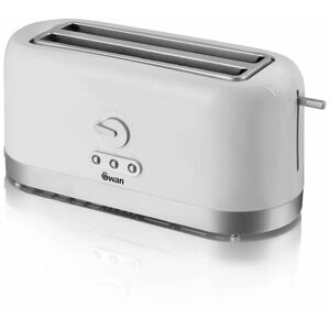 Swan 4 Slice LongSlot White Toaster