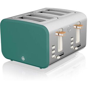 Nordic Pine Green 4 Slice Toaster - Swan