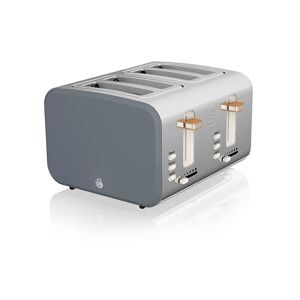 Swan Nordic Slate Grey 4 Slice Toaster