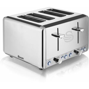 4 Slice Toaster Polished Stainless Steel - Swan