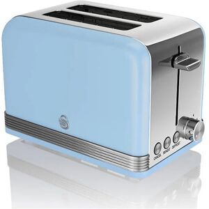 Swan Retro Blue 2 Slice Toaster