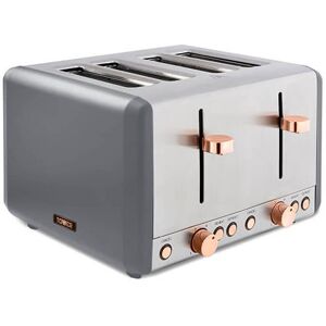 Tower Cavaletto Toaster 4 Slice Grey