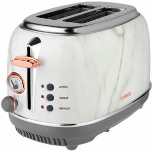 Tower Marble 2 Slice S/Sl toaster