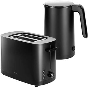 Zwilling - Enfinigy 1.5L Kettle Plastic & 2 Short Slot Toaster Black Zwilling - Enfinigy 1.5L Kettle Plastic & 2 Short Slot Toaster Black