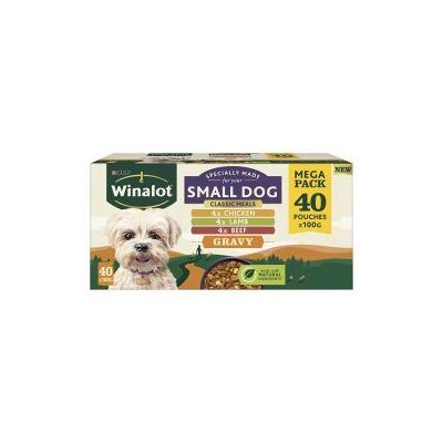 WINALOT - Meaty Chunks Small - Mixed in Gravy - Wet Dog Food WINALOT - Meaty Chunks Small - Mixed in Gravy - Wet Dog Food