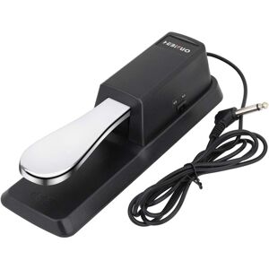 IKODM Piano Sustain Pedal, Universal Non-Slip Damper with Piano Style Action and Polarity Switch for Piano/MIDI Keyboard Synthesizer/Electronic Piano and IKODM Piano Sustain Pedal, Universal Non-Slip Damper with Piano Style Action and Polarity Switch for Piano/MIDI Keyboard Synthesizer/Electronic Piano and