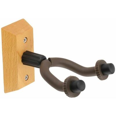 ODIPIE Set Of 2 Wall-mounted Guitar Brackets, Swivel Guitar Hooks, Solid Wood Wall-mounted Guitar Hooks, Beech Base, V-shaped Guitar Brackets, For Electric And Acoustic Guitars, By Debu ODIPIE Set Of 2 Wall-mounted Guitar Brackets, Swivel Guitar Hooks, Solid Wood Wall-mounted Guitar Hooks, Beech Base, V-shaped Guitar Brackets, For Electric And Acoustic Guitars, By Debu