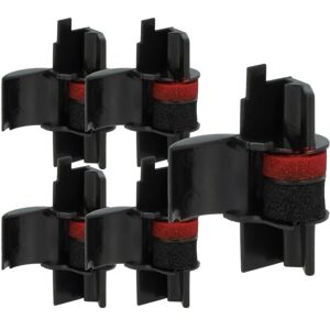 Vhbw - 5x Ink Roller Black compatible with Casio hr 120T, 170L, 110, 110S, FR110S, 21 Cash Register, Calculator Vhbw - 5x Ink Roller Black compatible with Casio hr 120T, 170L, 110, 110S, FR110S, 21 Cash Register, Calculator