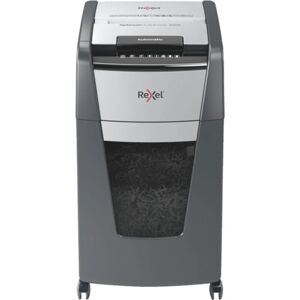 Rexel - Optimum Autofeed+ 225X Automatic Cross Cut Paper Shredder Black - Black