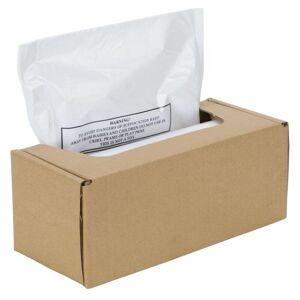 Fellowes - Shredder Waste Bag 60-75 Litre Clear (Pack 50) 3608401 - Transparent