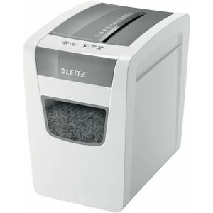 Leitz - iq Slim Home Office Cross Cut Shredder 23 Litre 10 Sheet White 80011 - White