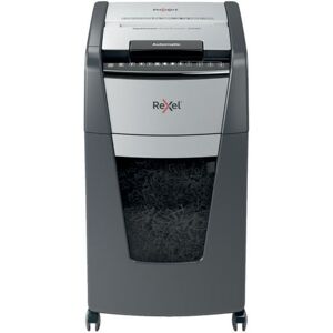 Rexel Optimum Autofeed+ 300M Automatic Micro Cut Paper Shredder Black - Black