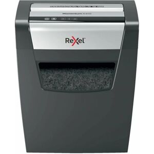 Momentum X410 Cross Cut Shredder 23 Litre 10 Sheet Black 2104571 - Black - Rexel