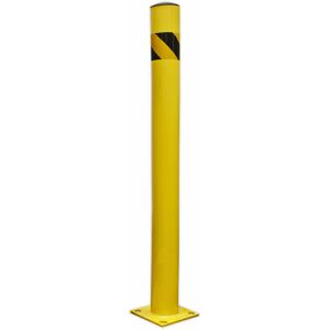 Loops - 1200mm Anti-Collision Safety Bollard - Car Park / Warehouse Floor Mounted Post