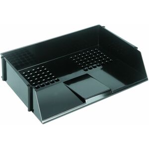 Valuex ValueX Deflecto Letter Tray Wide Entry A4/Foolscap Landscape Black - Black