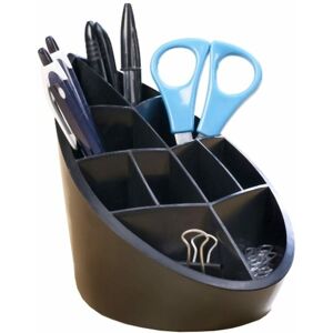 Avery - dtr Eco Pen Pot 10 Compartments Black DR450BLK - Black