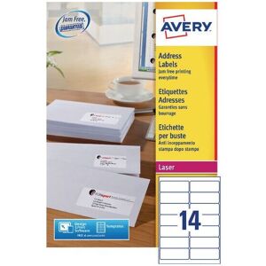 Avery - L7163-500 Address Label White (Pk-500) - White