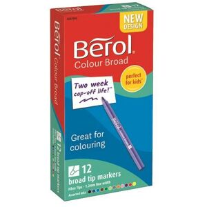 VOW - Berol Colourbroad Pen Ast Ink Pk12 - BR00008