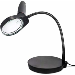 Langray - 2 in 1 Standing Magnifier Lamp 3x 10x Reading Magnifier with led Holder 38pcs Illuminating Magnifier for Daylight Illuminated Lights