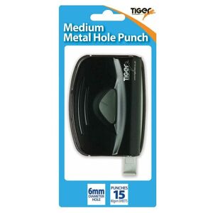 Tiger - Medium Metal 2 Hole Punch Pk6 - TGR01517