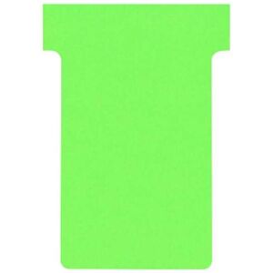 T-Cards A110 Size 4 Green (Pack 100) 32938924 - Green - Nobo