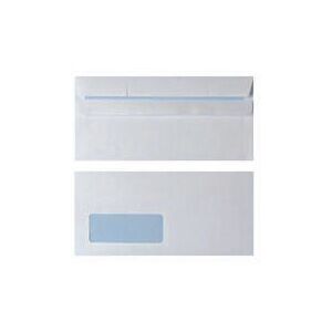 White Box - Np Env s/s Dl Wdw 90G Wht Pk1000