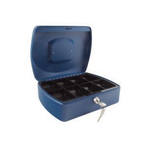 Q-connect - 10 Inch Blue Cash Box