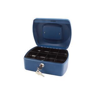 Q-connect - Blue 8 Inch Cash Box