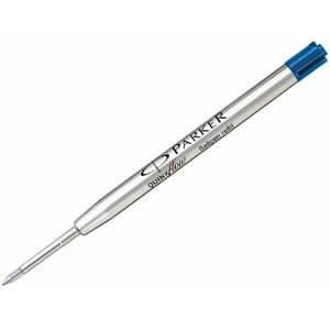 Quink Flow Ballpoint Refill for Ballpoint Pens Medium Blue (Pack 2 - Blue - Parker