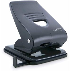 Rapesco - 835 2 Hole Punch Metal 40 Sheet Black - Black