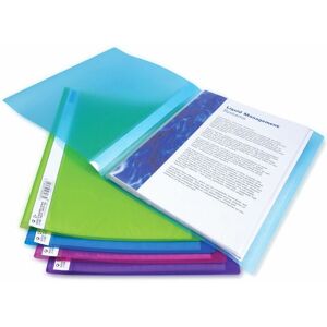 Rapesco - A4 Flexi Display Book 40 Pocket Assorted Colours (Pack 10) - Assorted