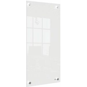 Small Glass Whiteboard Panel 300x600mm White 1915603 - Nobo