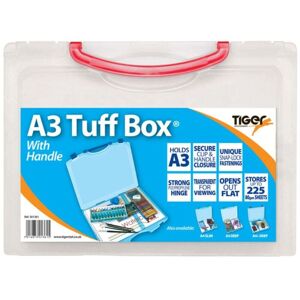 Zoro Select - Tiger Tuff Box Polypropylene A3 Clear - Transparent