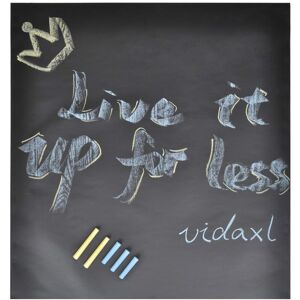 Berkfield Home - Wall Sticker Blackboard 0.45 x 2 m 2 Rolls with Chalks