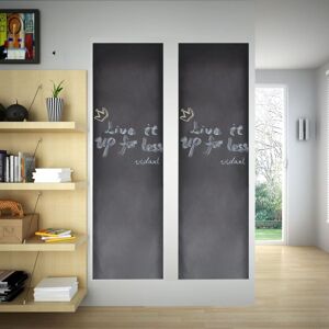 Berkfield Home - Wall Sticker Blackboard 0.45 x 2 m 2 Rolls with Chalks