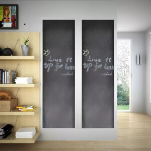 SWEIKO Wall Sticker Blackboard 0,45 x 2 m 2 Rolls with Chalks VDTD03756