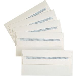 Q-connect - dl 80GSM White S/Seal Envelope (1000) - White