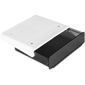 SOLLBRY Under Desk Drawer Organizer, Self Adhesive Pencil Tray Desk Table Drawer Storage Under Desk Drawer Organizer Self Adhesive Under Desk Tray Storage