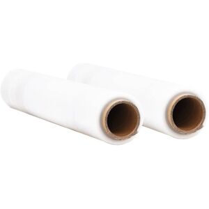Stretch Film 2 pcs Transparent 20 μm 50 cm x 300 m Vidaxl