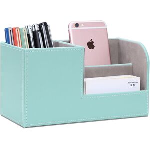 SERBIA 1 PC (vert)Organisateur de Bureau, Rangement de Bureau en Cuir Pot à Crayons Porte-Stylo Peu Encombrant, 3 Compartiments de Stylos, Agrafeuses, SERBIA 1 PC (vert)Organisateur de Bureau, Rangement de Bureau en Cuir Pot à Crayons Porte-Stylo Peu Encombrant, 3 Compartiments de Stylos, Agrafeuses,