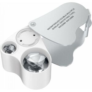 SNQ 30x 60x Folding Magnifier with Dual Lens LED Light SNQ 30x 60x Folding Magnifier with Dual Lens LED Light