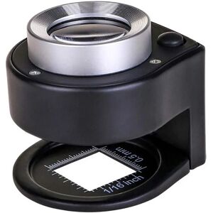 AOUGO 30X Illuminated Magnifying Glass, 6 Lights Desktop Portable Metal Magnifying Glass Folding Scale Loop for Textile Optical Jewelry Tool Coins Stamps AOUGO 30X Illuminated Magnifying Glass, 6 Lights Desktop Portable Metal Magnifying Glass Folding Scale Loop for Textile Optical Jewelry Tool Coins Stamps