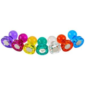 SNQ 42-piece whiteboard refrigerator magnets, strong magnetic pushpins for dry-erase bulletin boards, assorted colors. SNQ 42-piece whiteboard refrigerator magnets, strong magnetic pushpins for dry-erase bulletin boards, assorted colors.