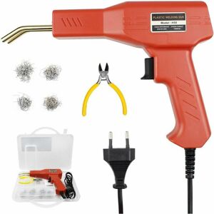 TRIMEC 50W Hot Stapler,220V Machine de pare-chocs de voiture de soudure en plastique avec 200 pcs d'agrafes,Soudeur réparation pistolet pour les fissures en TRIMEC 50W Hot Stapler,220V Machine de pare-chocs de voiture de soudure en plastique avec 200 pcs d'agrafes,Soudeur réparation pistolet pour les fissures en